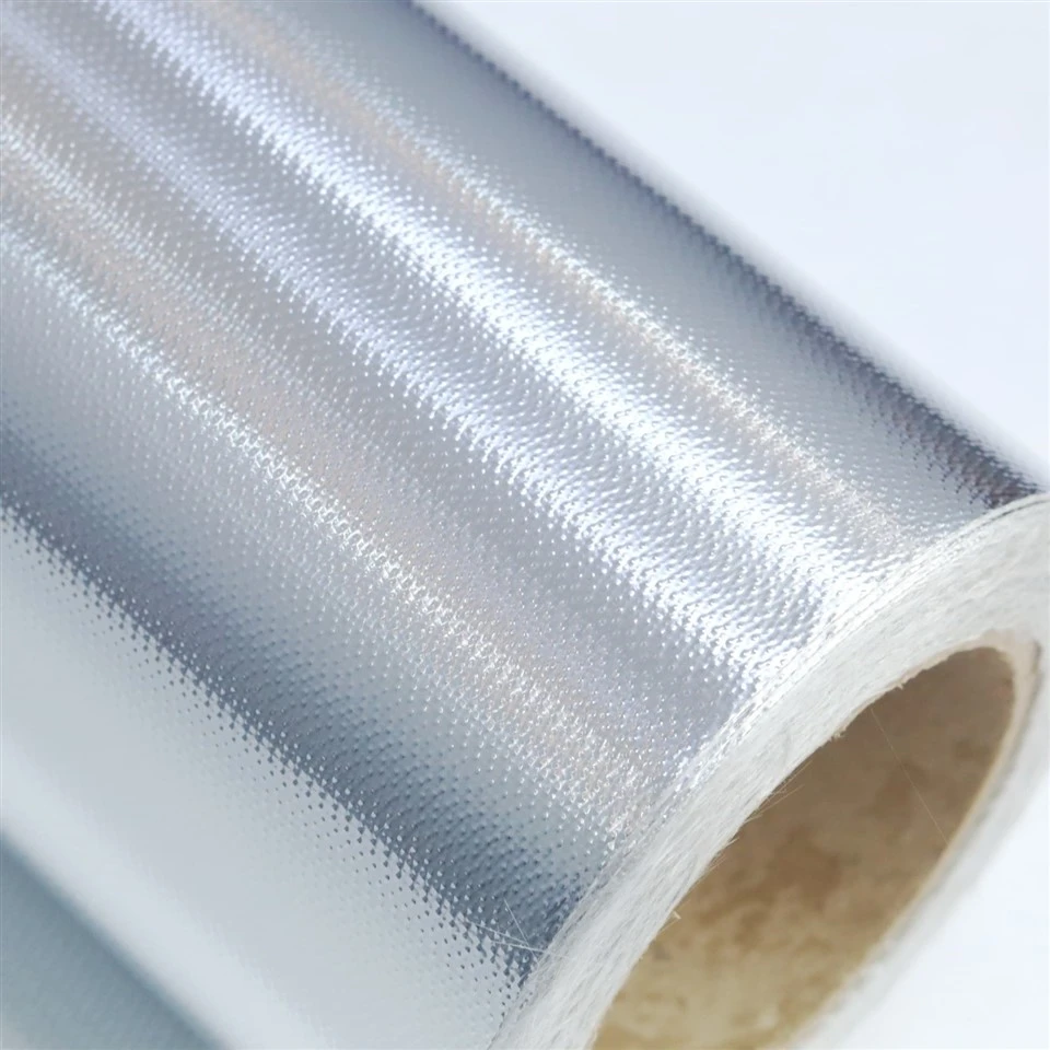 Fire Resistant Insulation Cloth With Aluminum Foil FA6480 factory